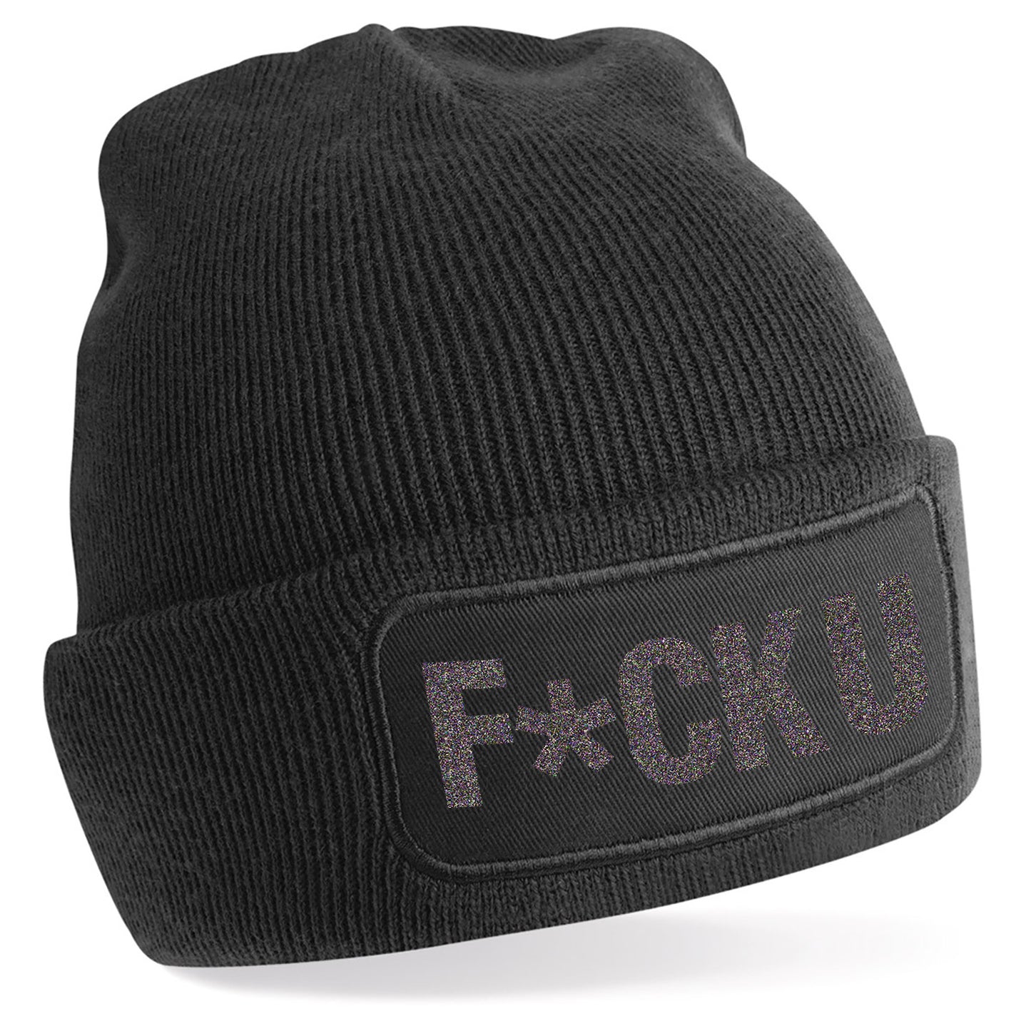 Beanie Mütze Sale - F*CK U Glitter Multi