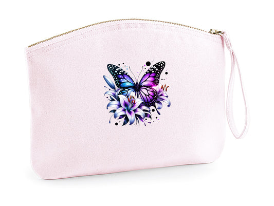Kosmetiktasche - Purple Butterfly