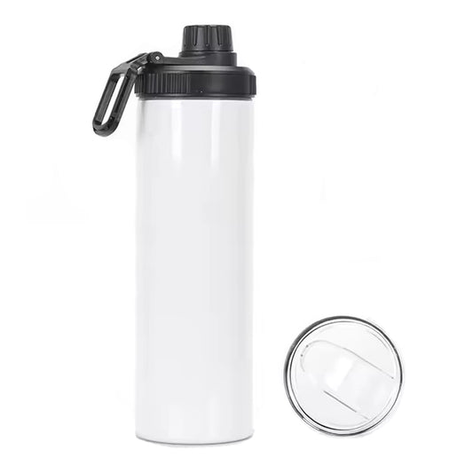 Gestalte deinen Edelstahl Thermobecher mit 2 Deckeln (Steckdeckel)