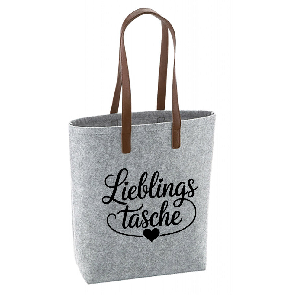 Filz Tasche - Lieblingstasche