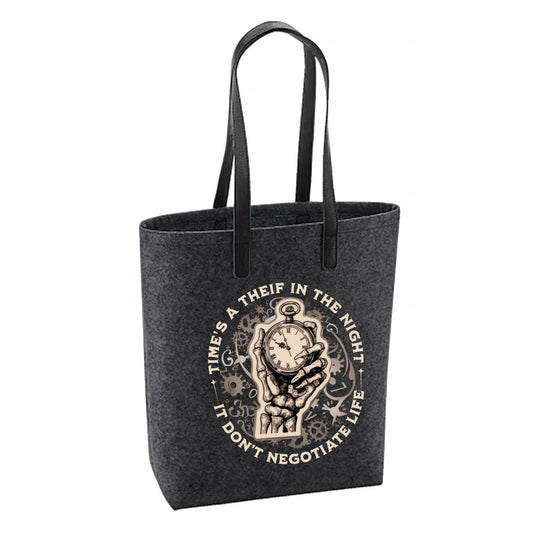 Filz Tasche - Time is a Theif