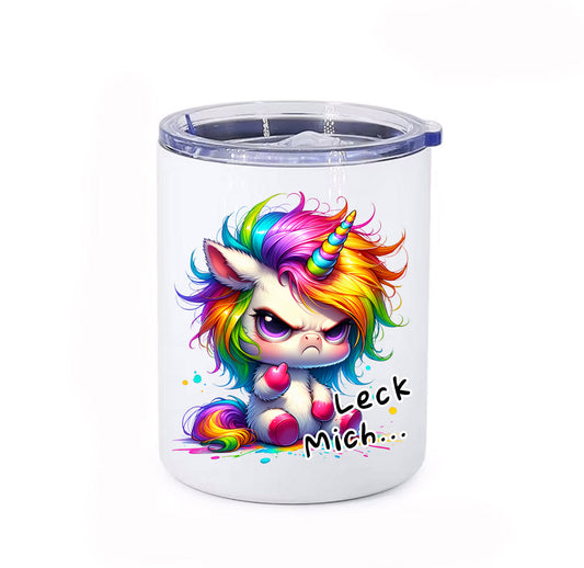 Edelstahl Thermokaffeebecher - Einhorn