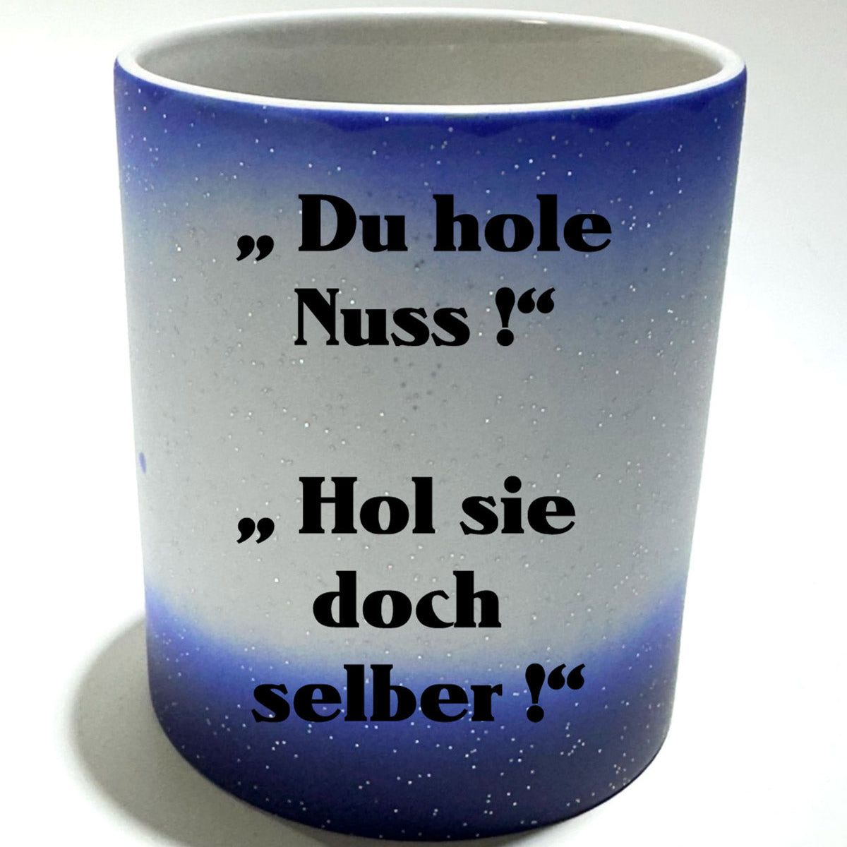 Tasse - Magic Tasse Blau - Eichhörnchen - Hole Nuss