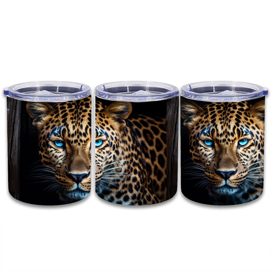 Edelstahl Thermokaffeebecher Leopard