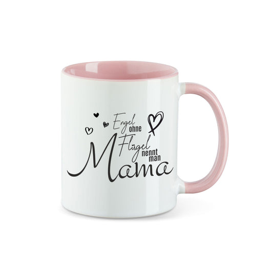 Tasse zum Muttertag - Engel ohne Flügel nennt man Mama -