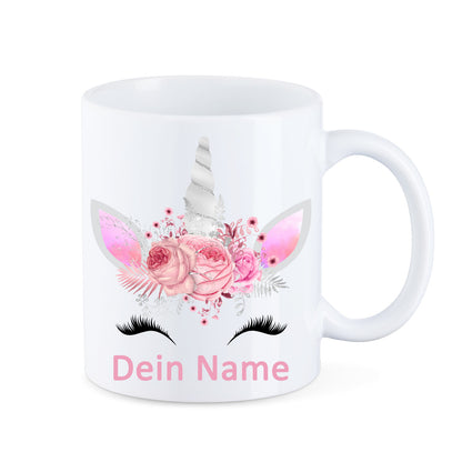 Einhorn Tasse mit deinem Namen