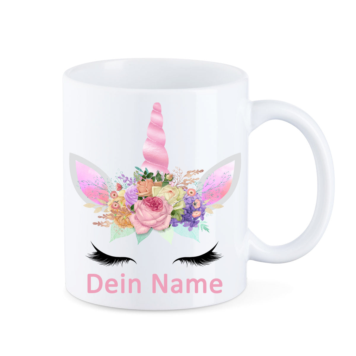 Einhorn Tasse mit deinem Namen