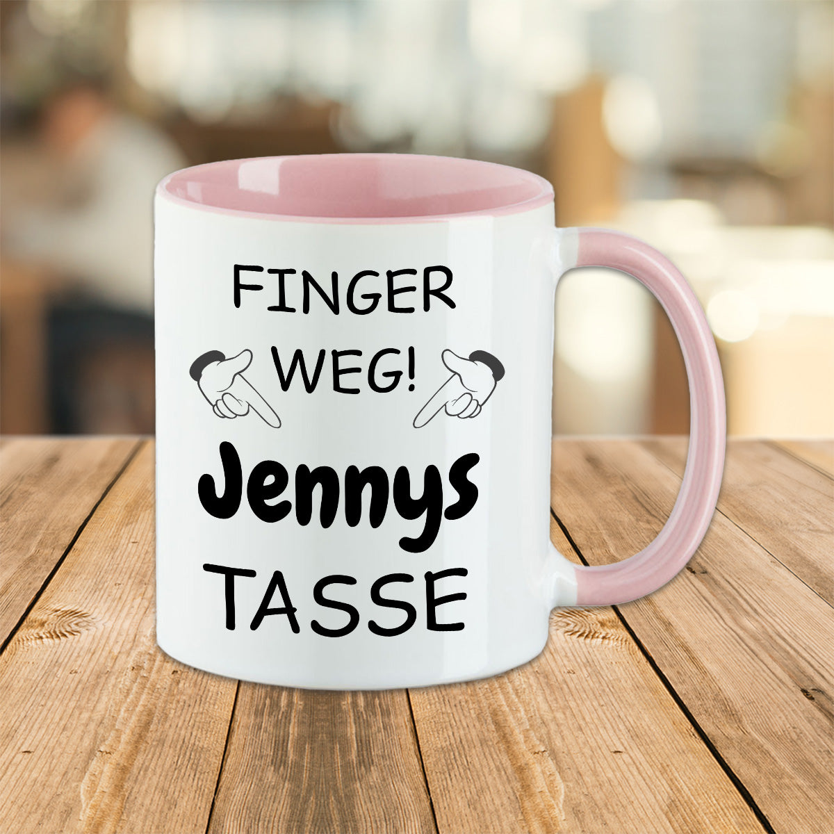 Tasse mit deinem Namen - Finger Weg -
