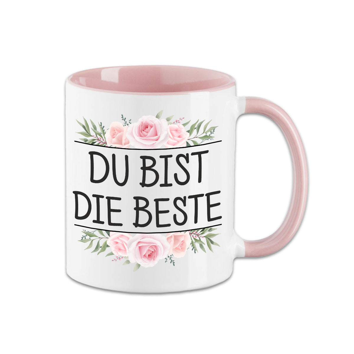 Tasse - Du Bist die Beste - Blumen