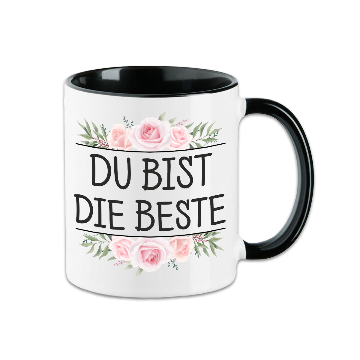 Tasse - Du Bist die Beste - Blumen