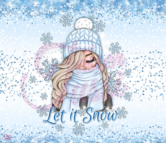 Edelstahl-Thermobecher - Let it Snow -