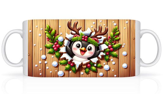 Tasse - Weihnachts Pinguin X-Mas