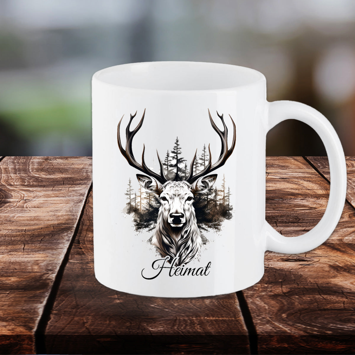 Tasse Schwarzwald Heimat mit Hirsch