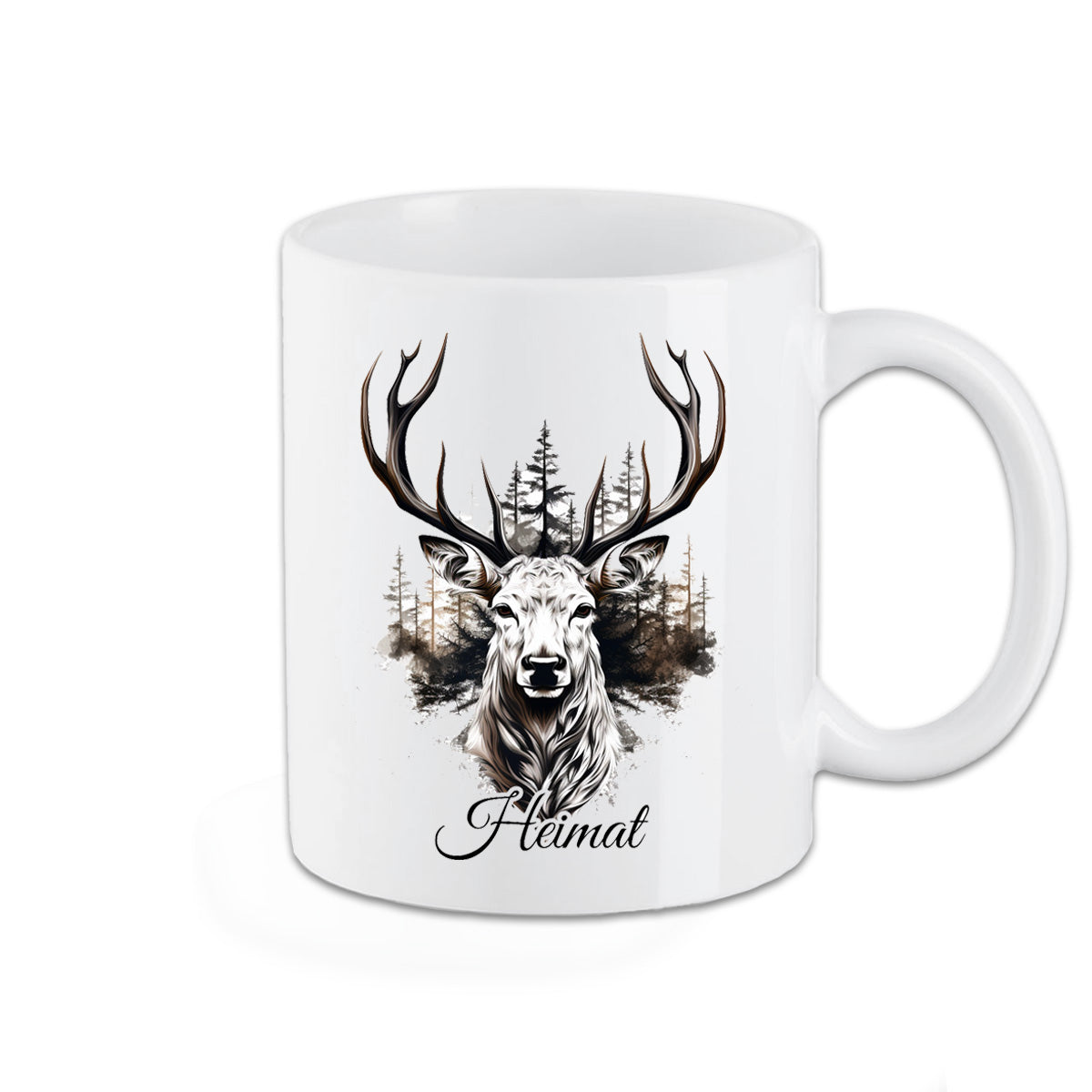 Tasse Schwarzwald Heimat mit Hirsch