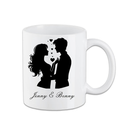 Tasse Scheiß auf Valentinstag Ich Liebe Dich jeden Tag