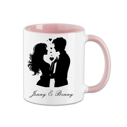 Tasse Scheiß auf Valentinstag Ich Liebe Dich jeden Tag