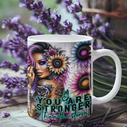 Tasse - Woman Motivationsspruch - You are stronger ...