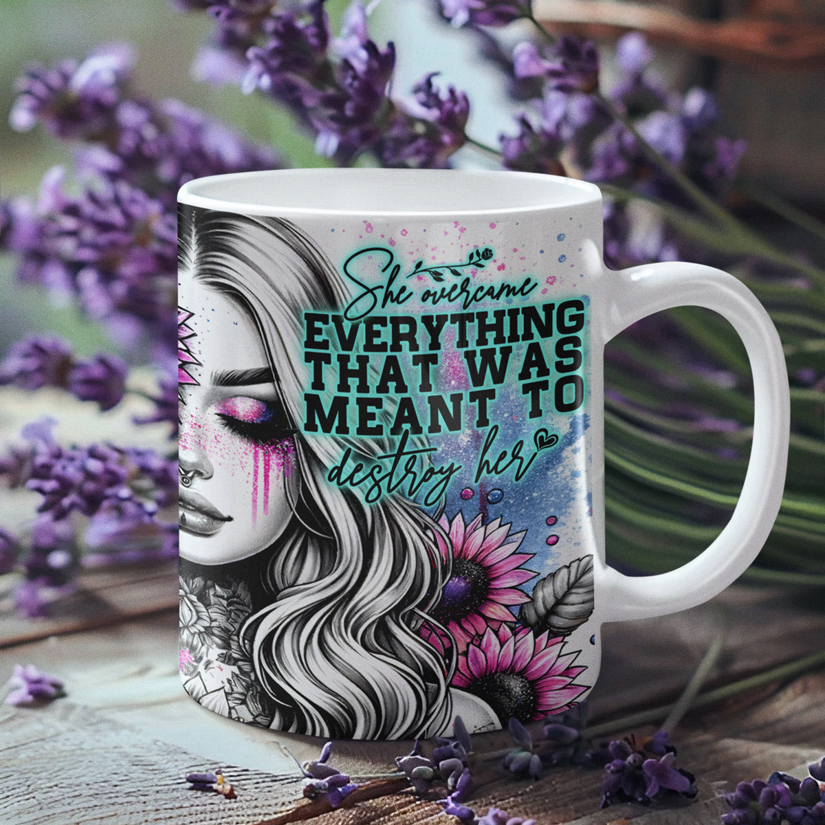 Tasse - Woman Motivationsspruch - Everything that was ...