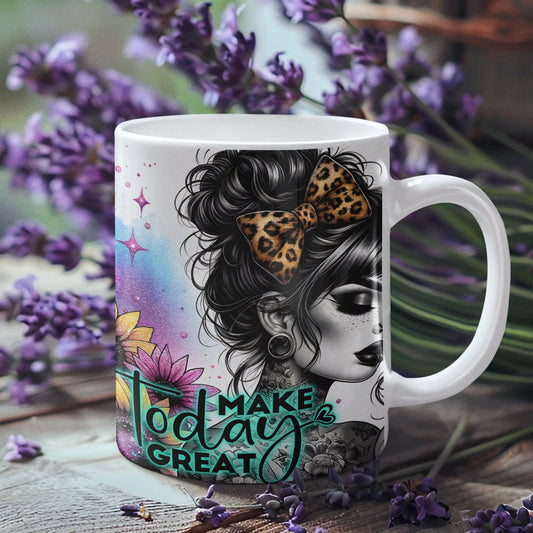 Tasse - Woman Motivationsspruch - Make Today Great