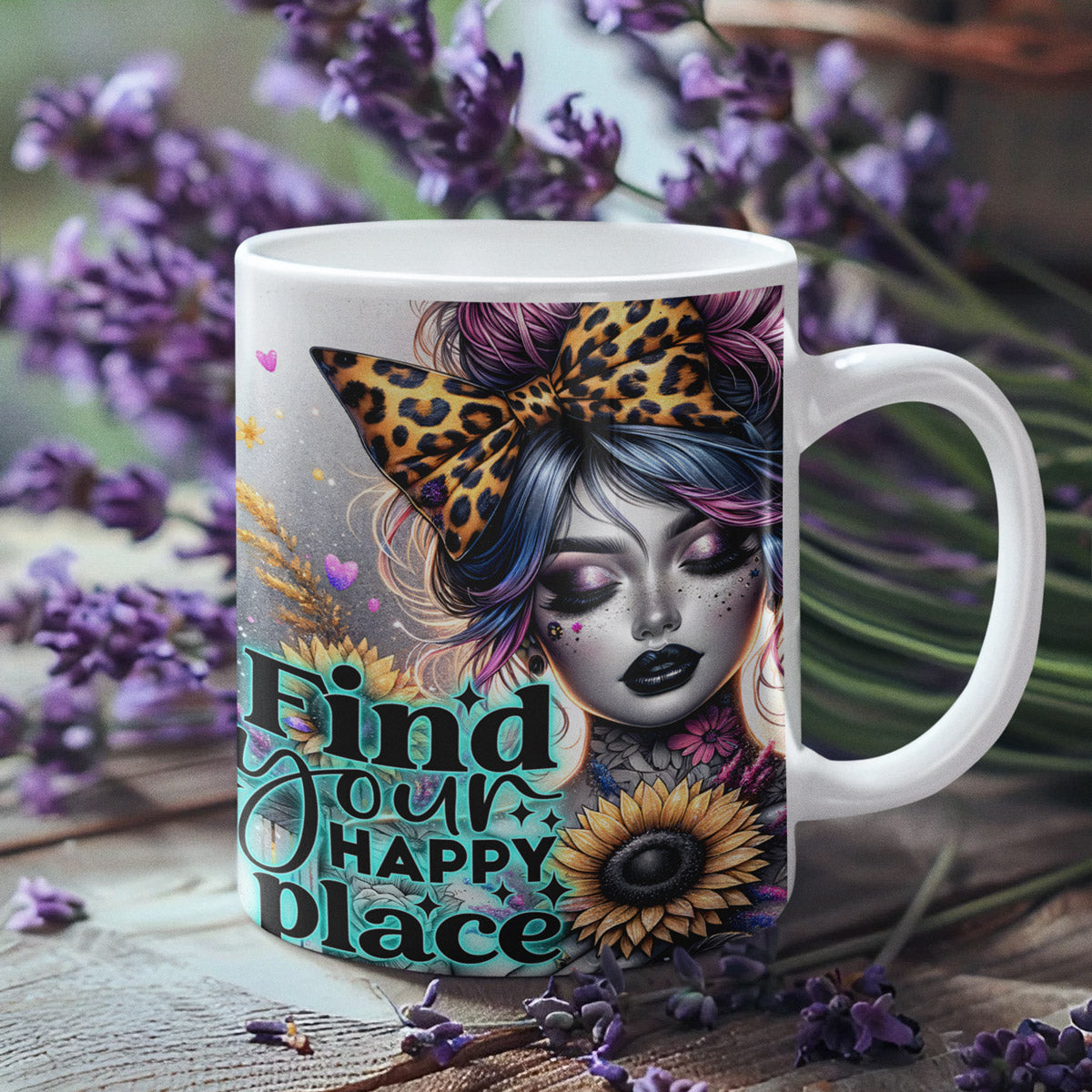 Tasse - Woman Motivationsspruch - Find your happy Place
