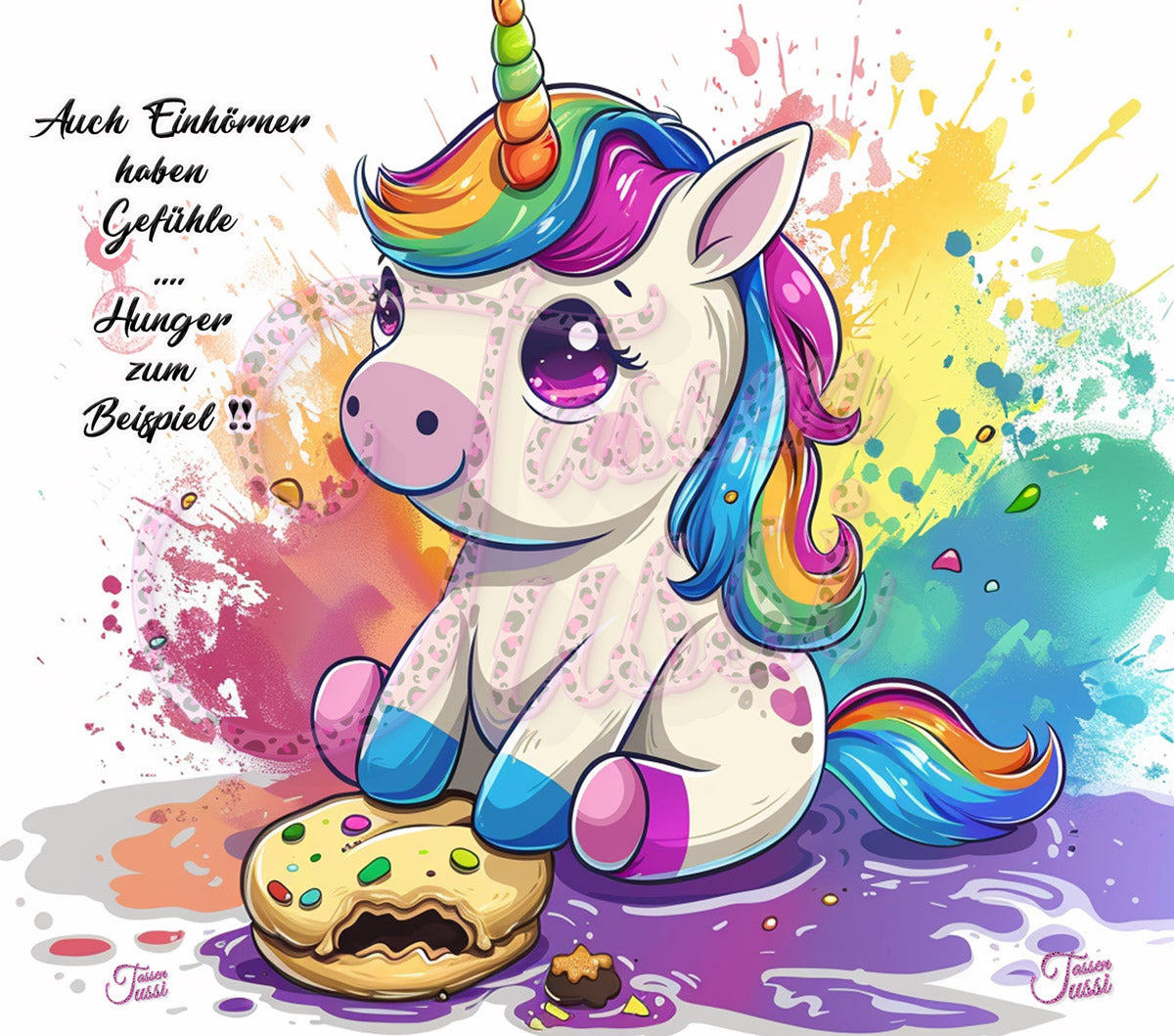 Edelstahl-Thermobecher - Unicorn Gefühle