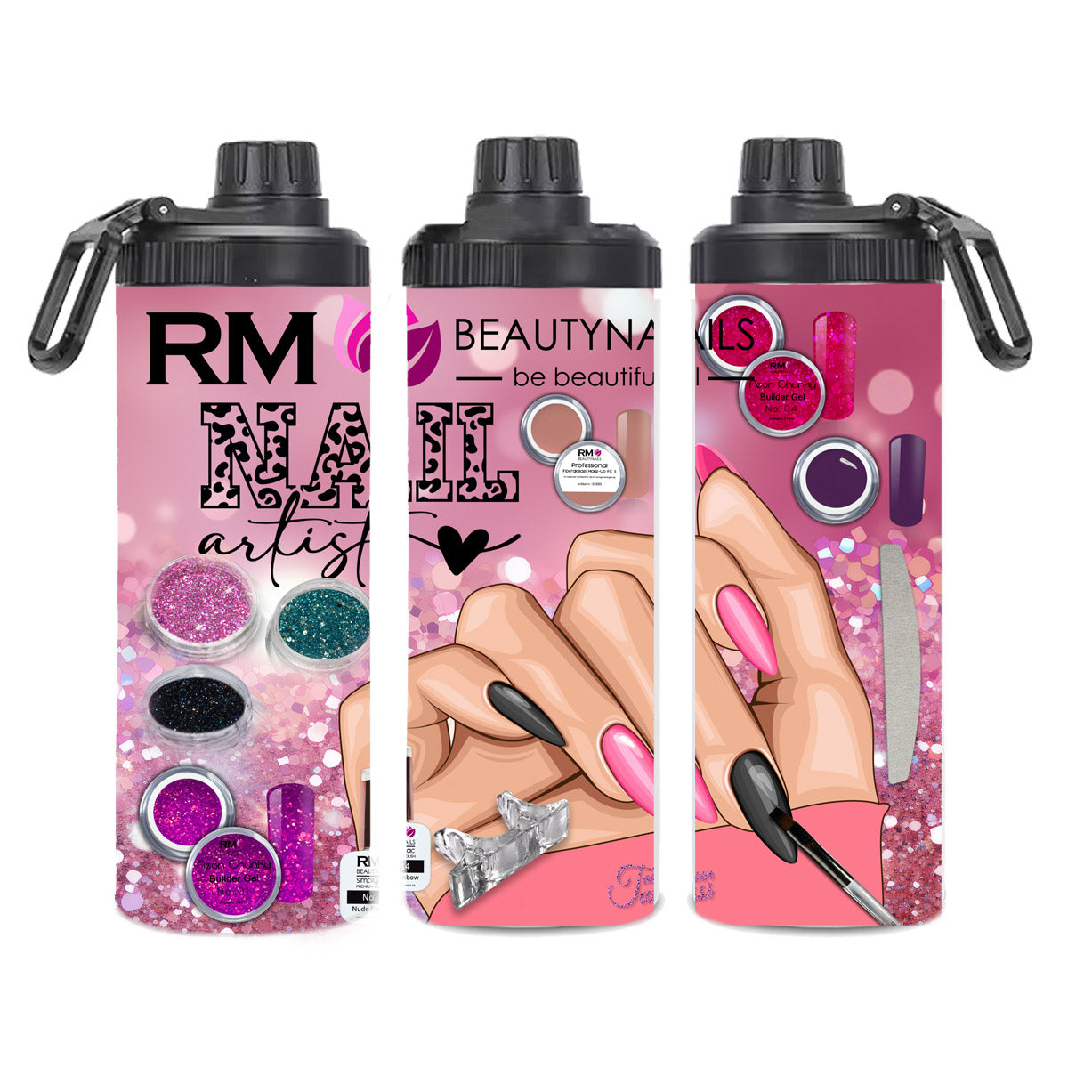 Edelstahl-Thermobecher / Thermosflasche / Tasse metallic - RM Design