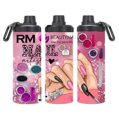 Edelstahl-Thermobecher / Thermosflasche / Tasse metallic - RM Design