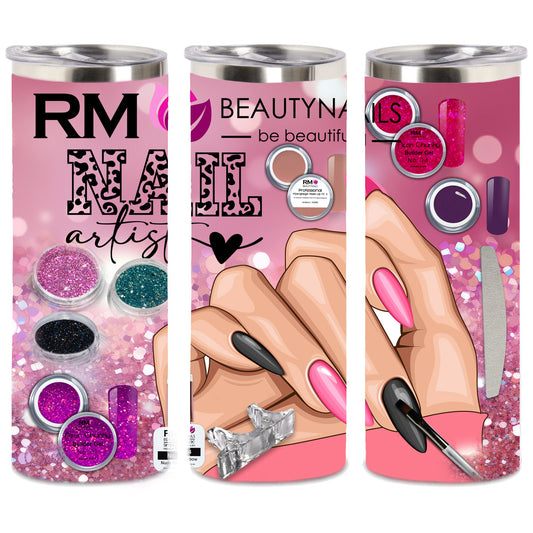 Edelstahl-Thermobecher / Thermosflasche / Tasse metallic - RM Design