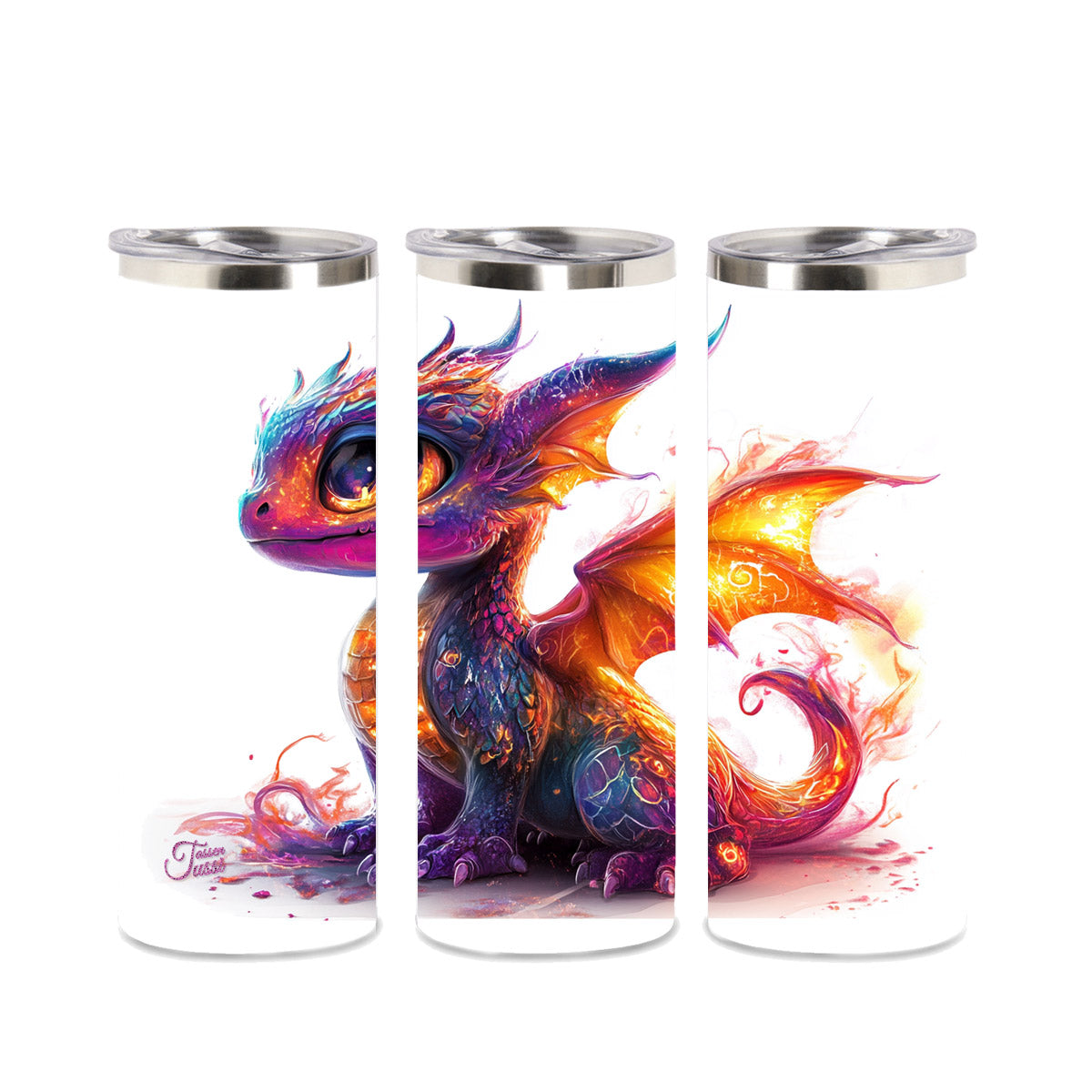 Edelstahl-Thermobecher - Drache