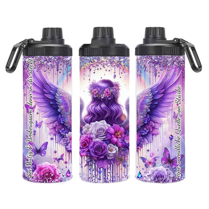 Edelstahl-Thermobecher -  Purple Angel