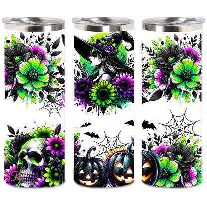Edelstahl-Thermobecher -  Green Halloween