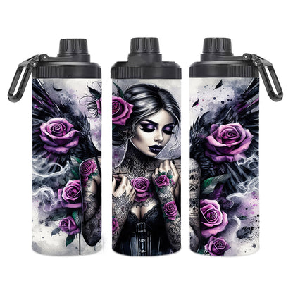 Edelstahl-Thermobecher - Angel Woman