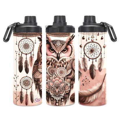 Edelstahl-Tumbler - Boho Eule