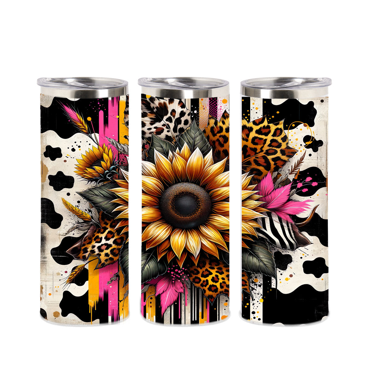 Edelstahl-Tumbler - Sunflower