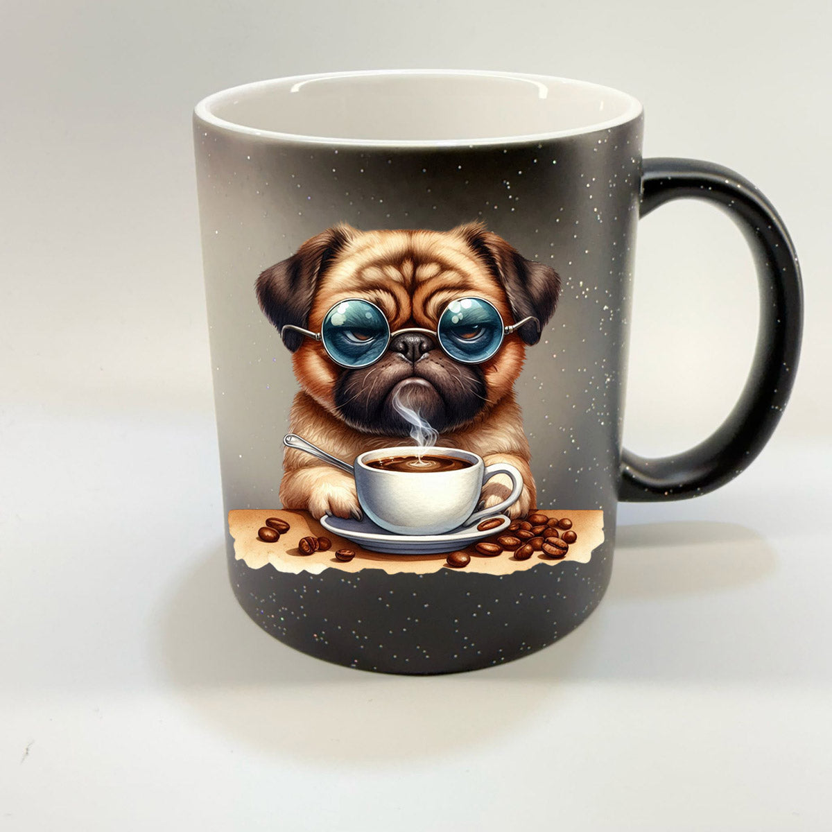 Tasse - Magic Tasse Schwarz - Hund