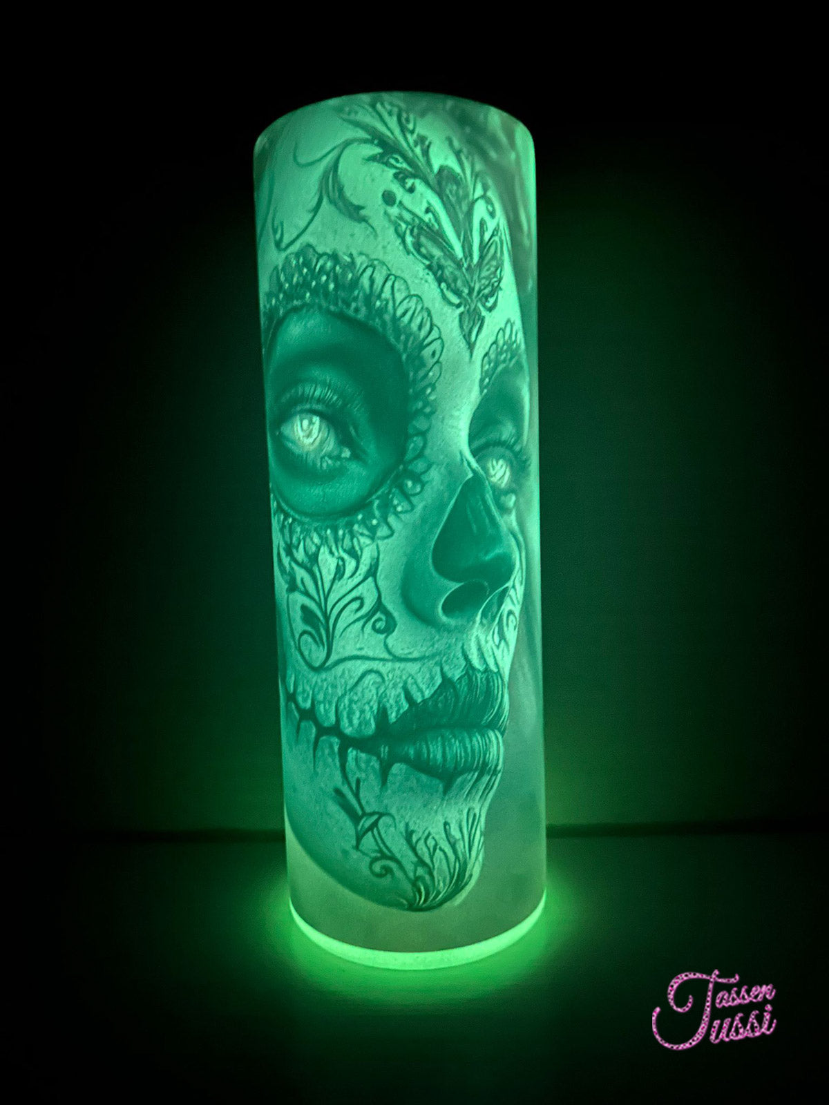 Edelstahl-Thermobecher  - Skull Purple