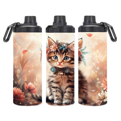 Edelstahl-Thermobecher  - Boho Kitten
