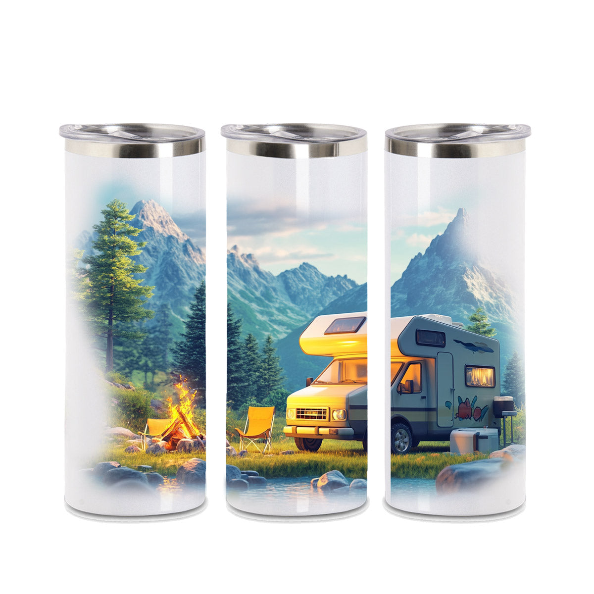 Edelstahl-Thermobecher  - Camping