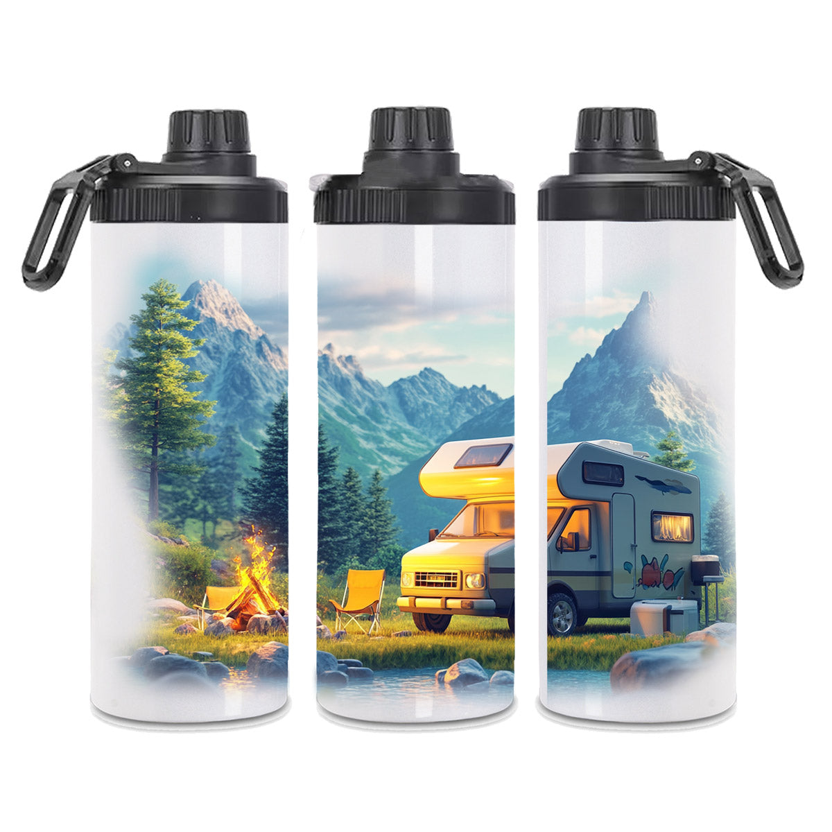 Edelstahl-Thermobecher  - Camping