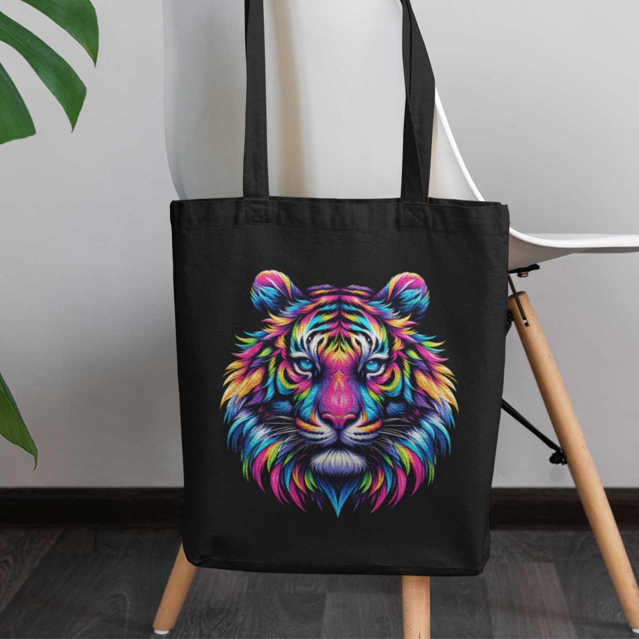 Neon Löwe Tasche fluoreszierend