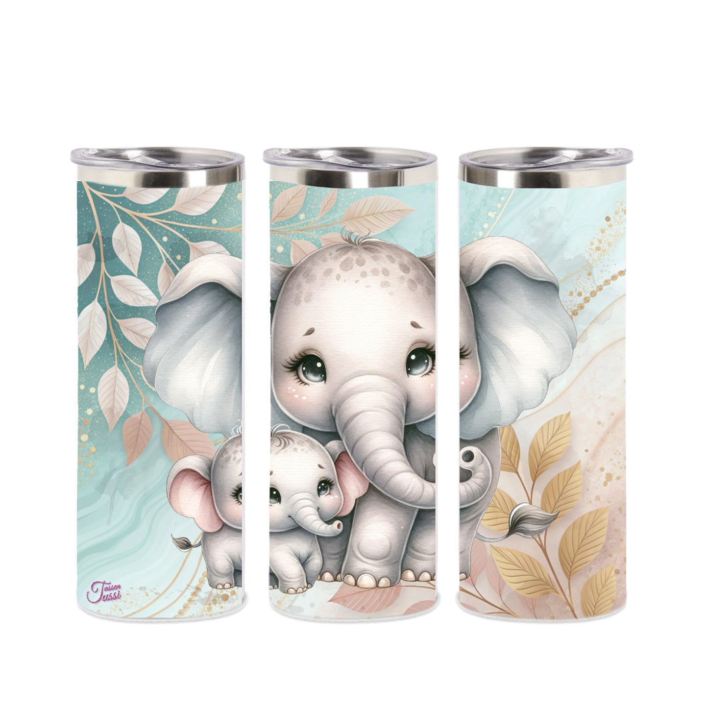 Elefant Tumbler – Edelstahl Thermobecher für unterwegs