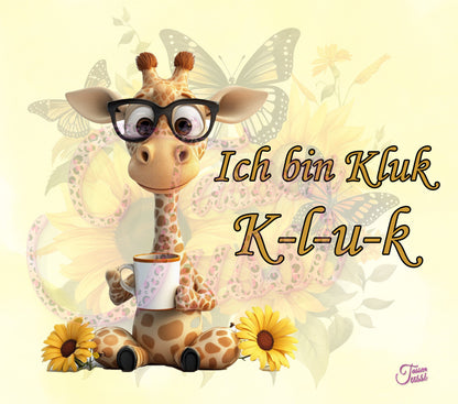 Edelstahl-Thermobecher  - Flower Giraffe