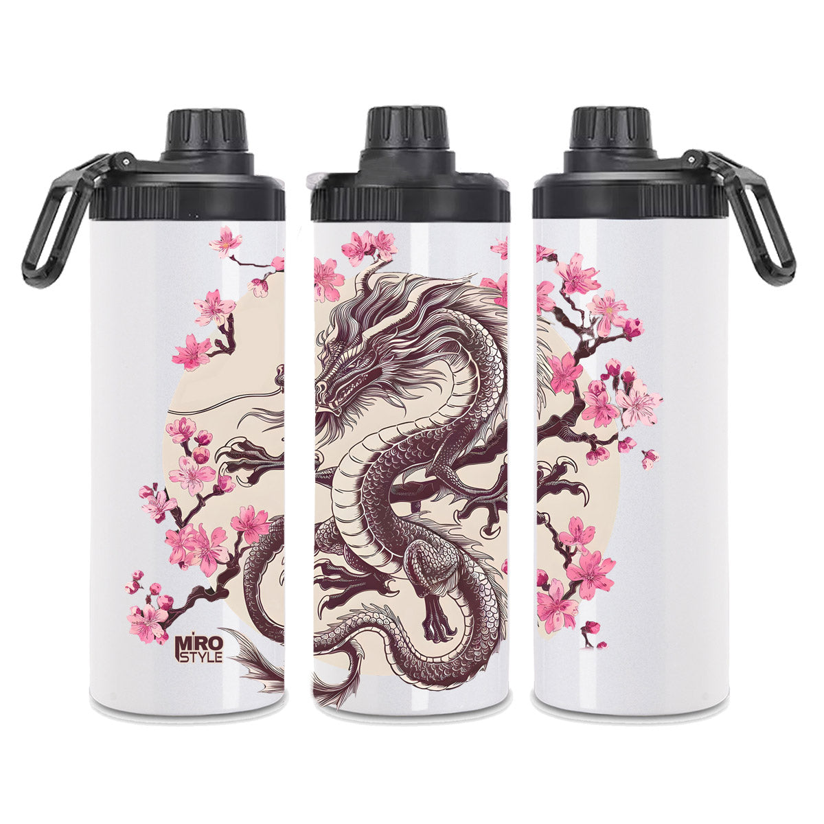 Edelstahl-Thermobecher  - Blossom Dragon
