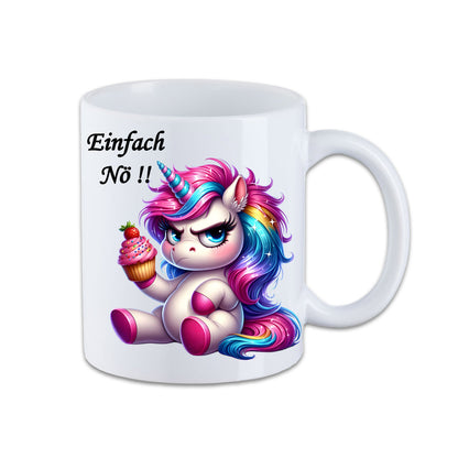 Tasse - Einfach Nö !! Einhorn Unicorn