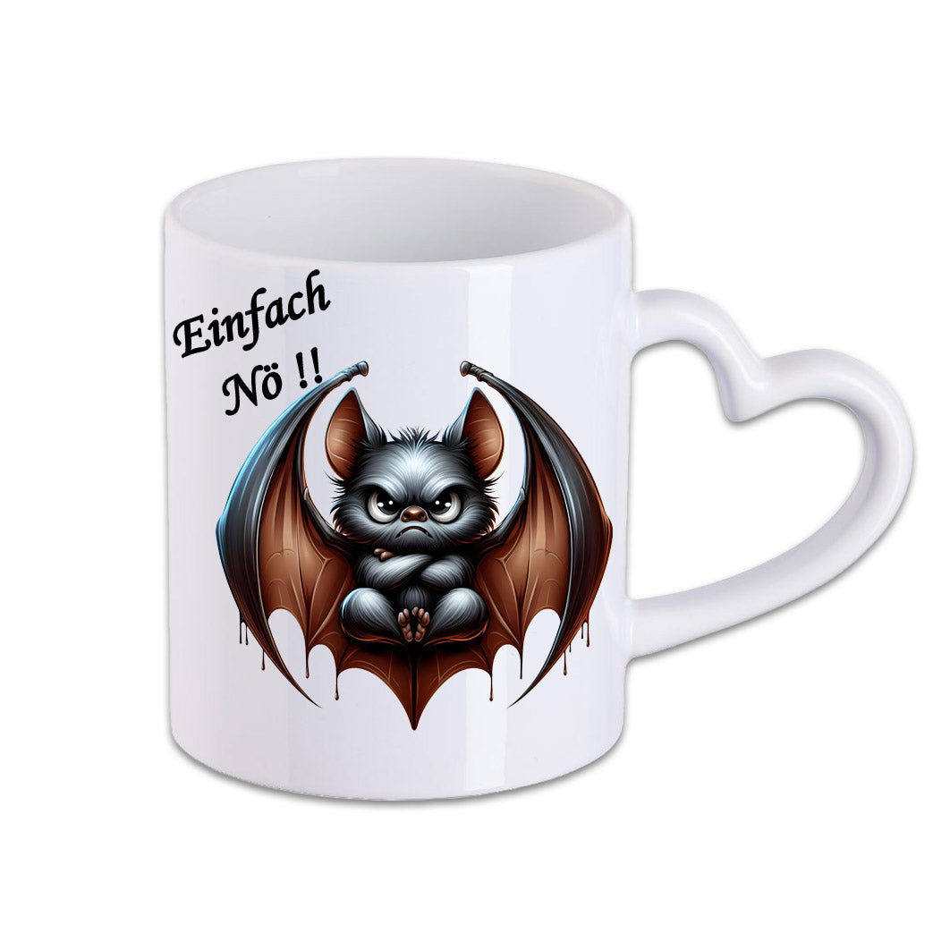 Tasse - Einfach Nö !! Fledermaus