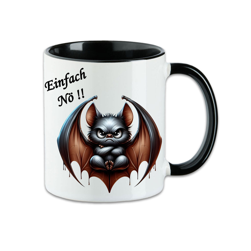 Tasse - Einfach Nö !! Fledermaus
