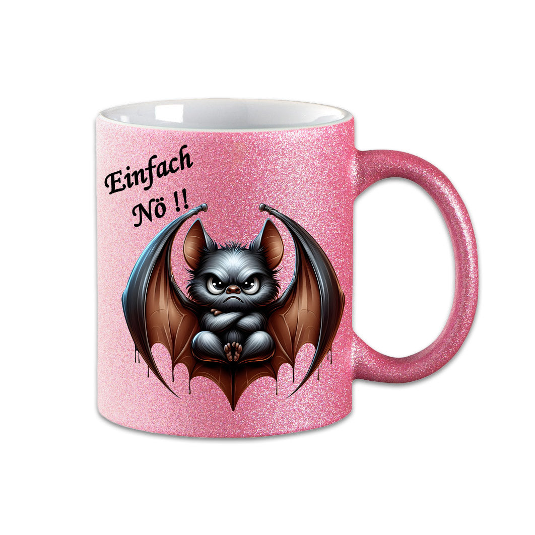 Tasse - Einfach Nö !! Fledermaus