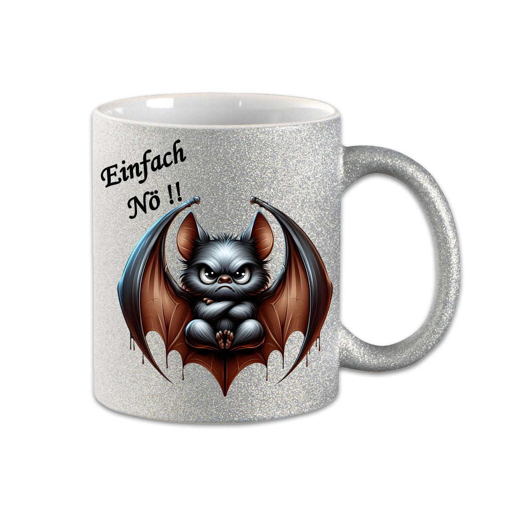 Tasse - Einfach Nö !! Fledermaus