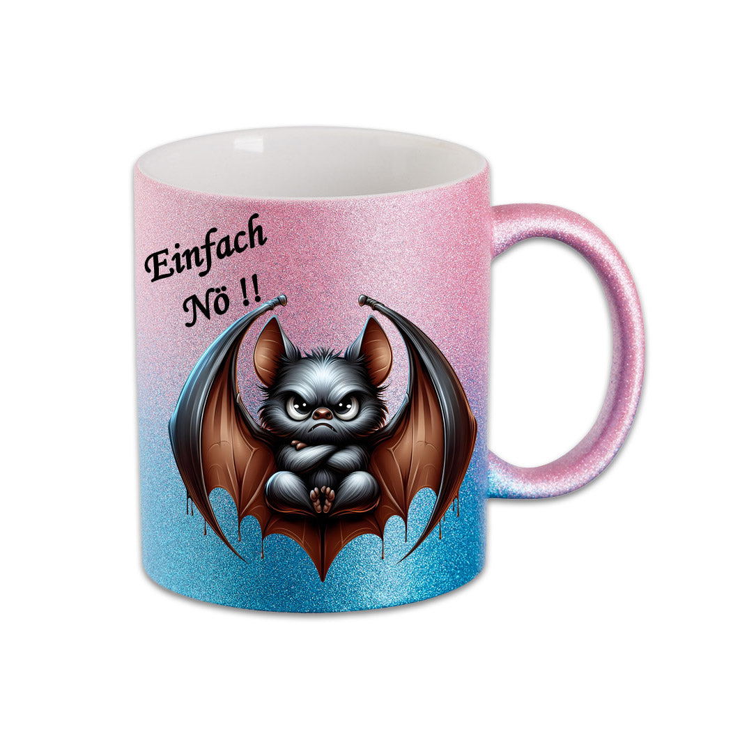 Tasse - Einfach Nö !! Fledermaus