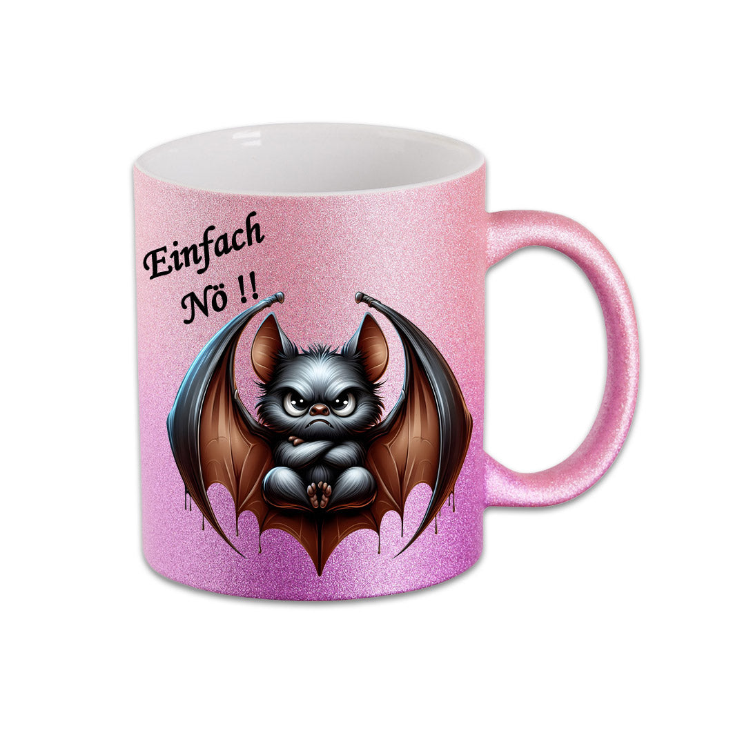 Tasse - Einfach Nö !! Fledermaus